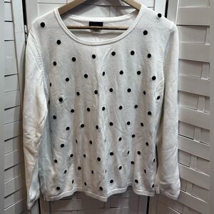 Basic Editions Polka Dot Sweater